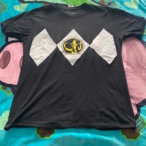 Mighty fine mighty morphin Power rangers black ranger shirt